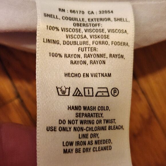 Anthropologie Pale Lavender Escharpe (Scarf) Print Full Gathered Skirt, Sz 0 - Picture 9 of 10